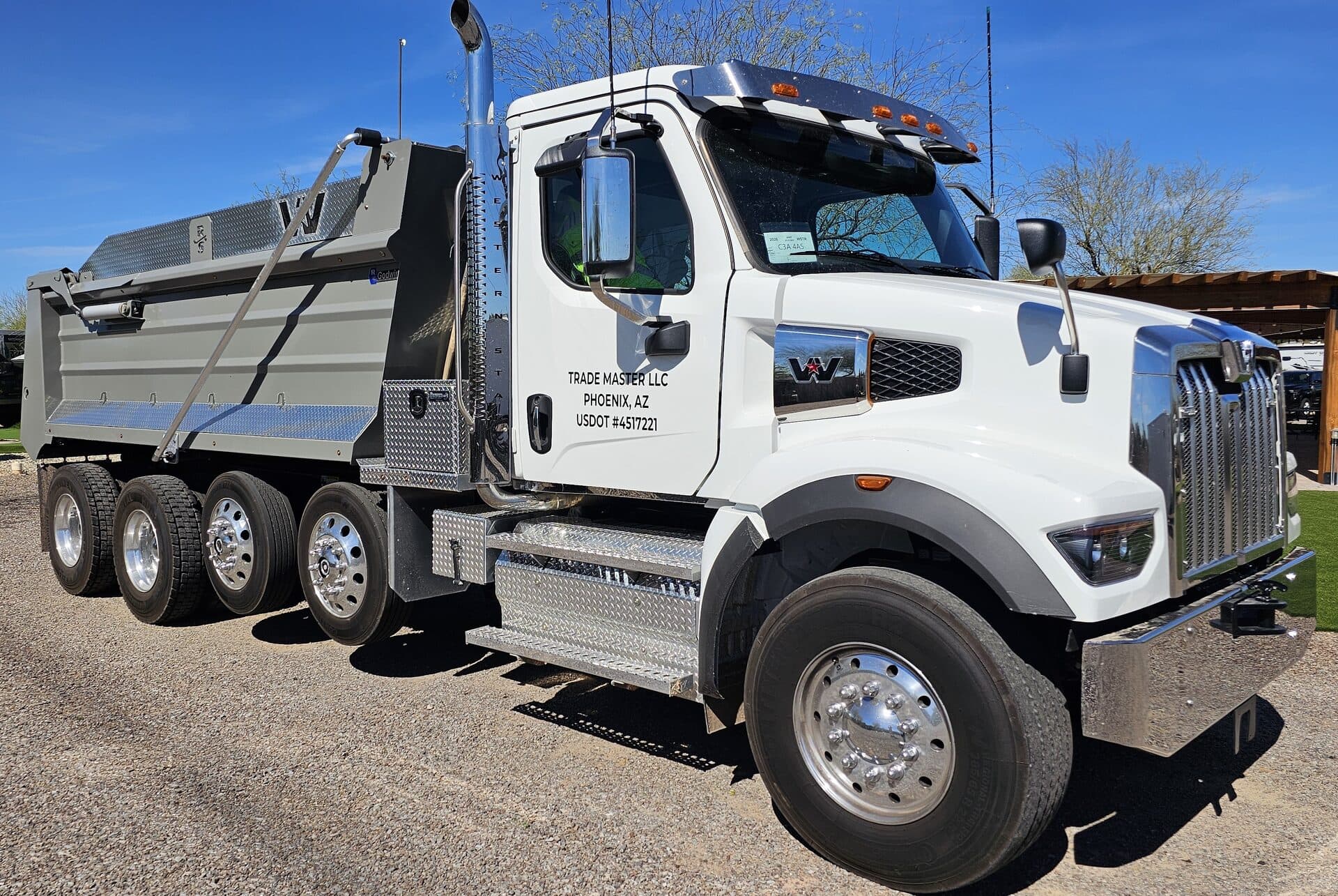 BolderRock truck staged for delivery